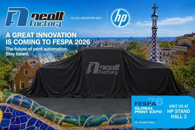 Neolt Factory and HP Advance Rigid Print Automation at FESPA Barcelona 2026