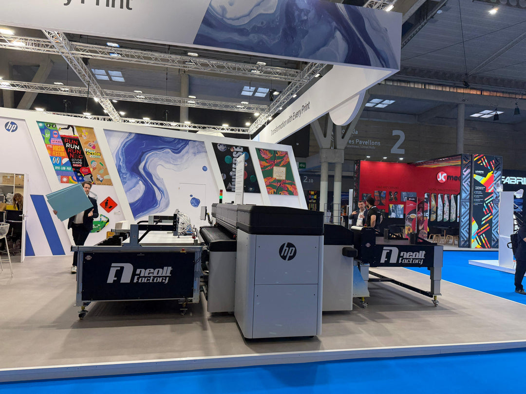 HP Latex R2000 + Neolt Factory Automated Sheet Feeder Debuts at FESPA Barcelona 2026