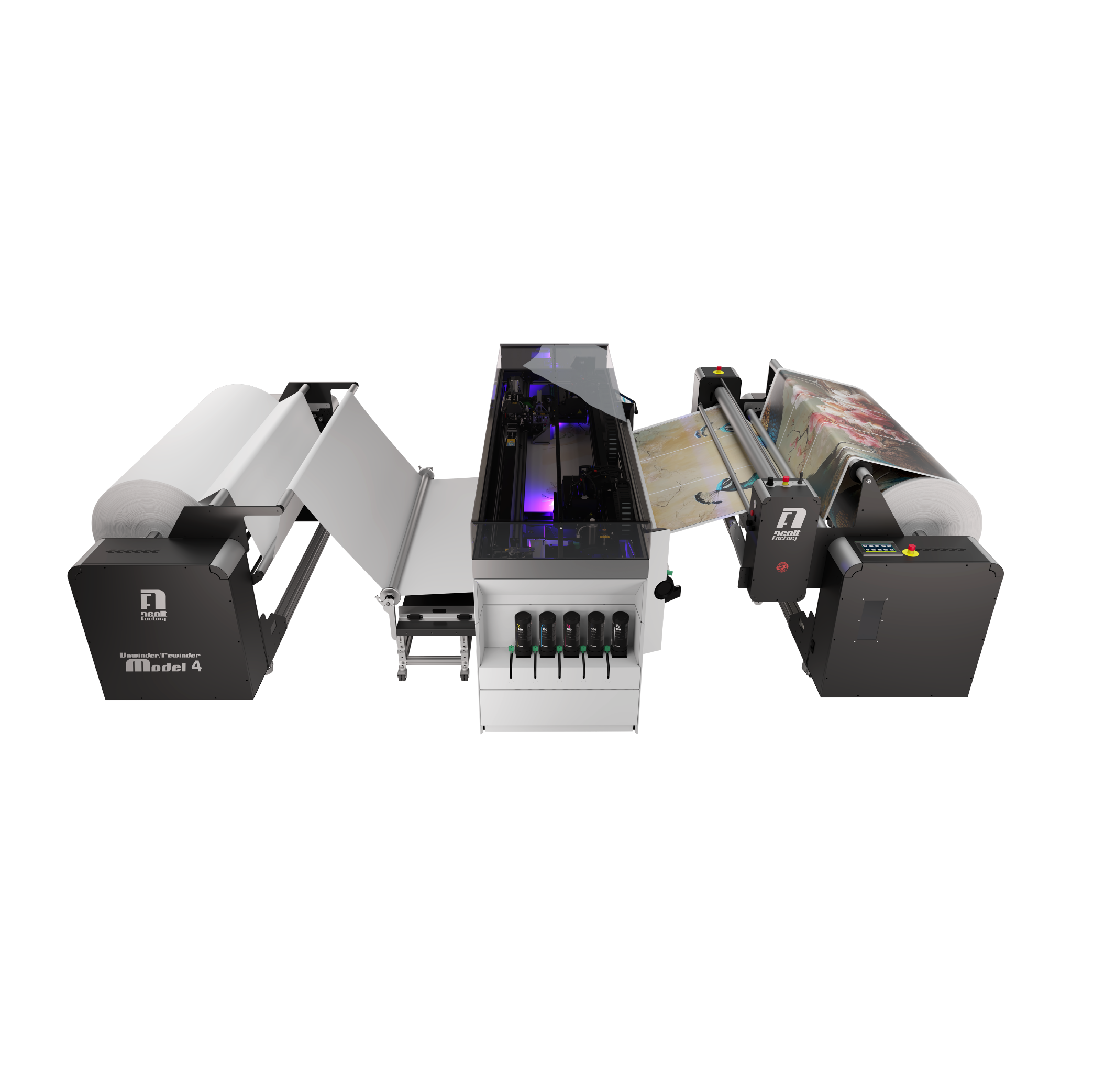 Canon Colorado M Series Automation system for streamlined roll-to-roll and sheet cutting.