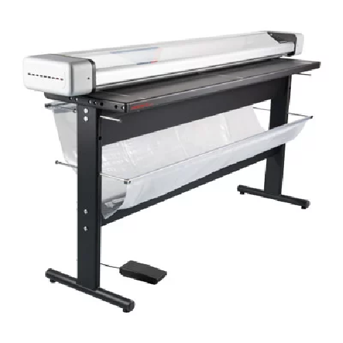 Neolt Electro Trim machine for precise trimming of flexible and rigid large-format materials.